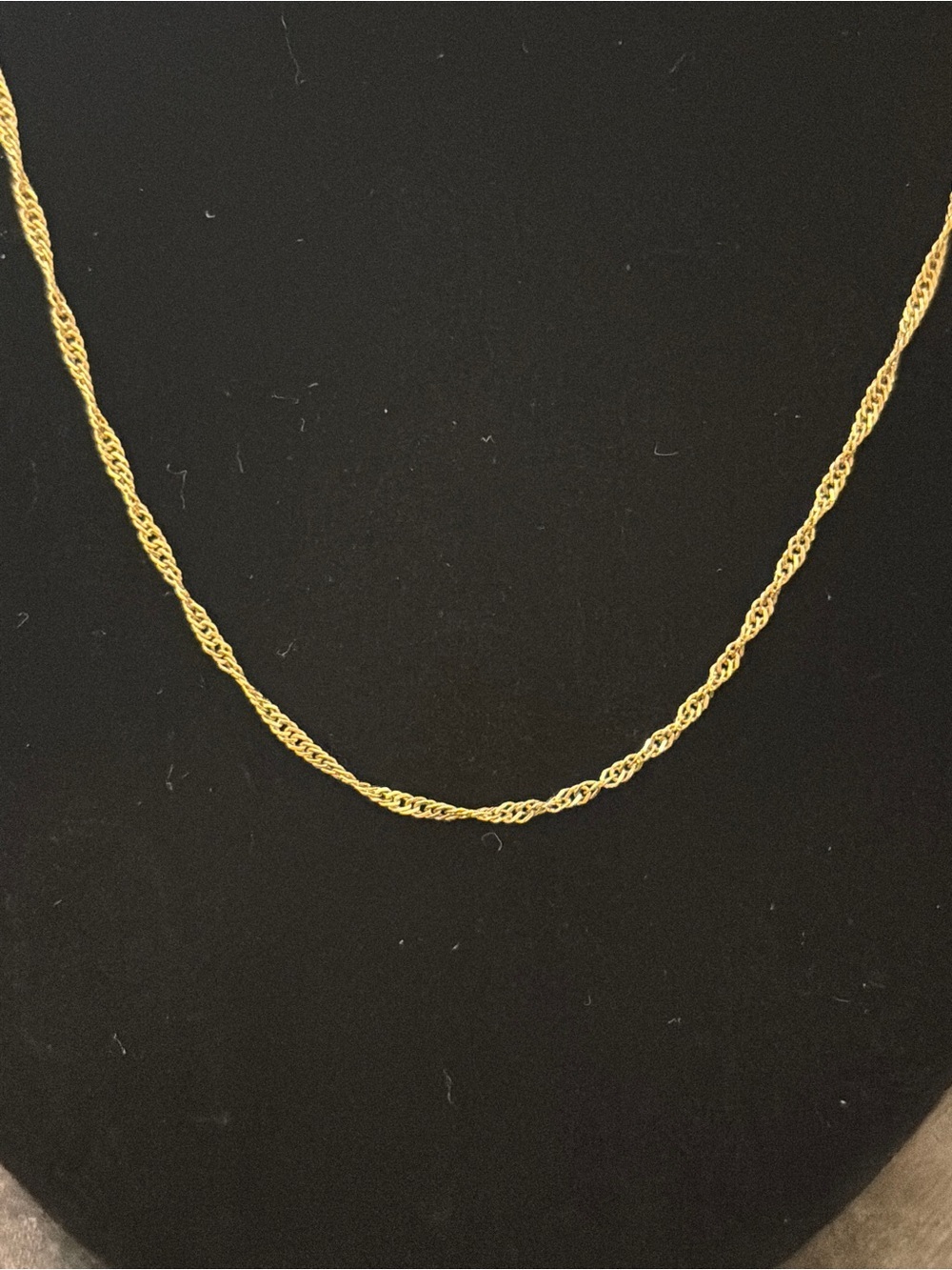 1.5mm Real 10k Solid Gold Twist Chain 22 in. - Picture 7 of 9